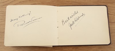 Lot 337 - Small autograph album circa 1940, including...