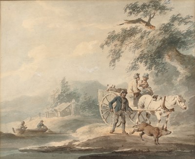 Lot 248 - Peter le Cave (act. c.1769-1816) Taking a pig...