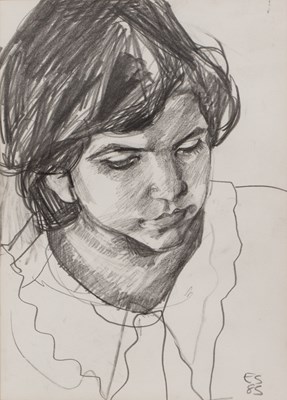 Lot 151 - Emma Sargeant (b. 1969) Afghan girl looking...