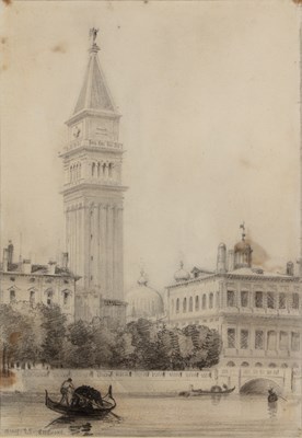 Lot 152 - Edward William Cooke (1811-1880) The Campanile...