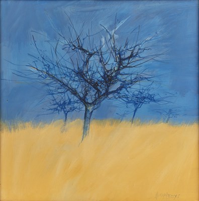 Lot 205 - David Humphreys (b. 1937) Landscape with trees,...