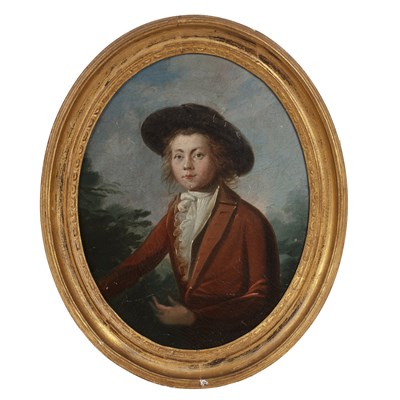 Lot 560 - English school (early 19th century) Portrait...