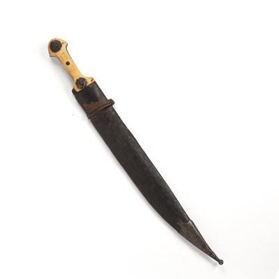 Lot 184 - Walrus handled short sword Caucasian, 19th...