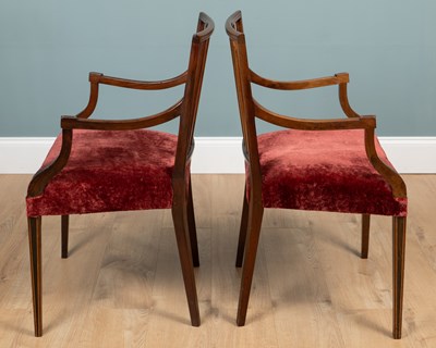 Lot 214 - A set of ten dining chairs, c.1880, attributed to Thomas Jeckyll, by Holland & Sons