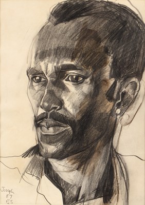 Lot 181 - Emma Sargeant (b.1954) 'Joseph', signed with...