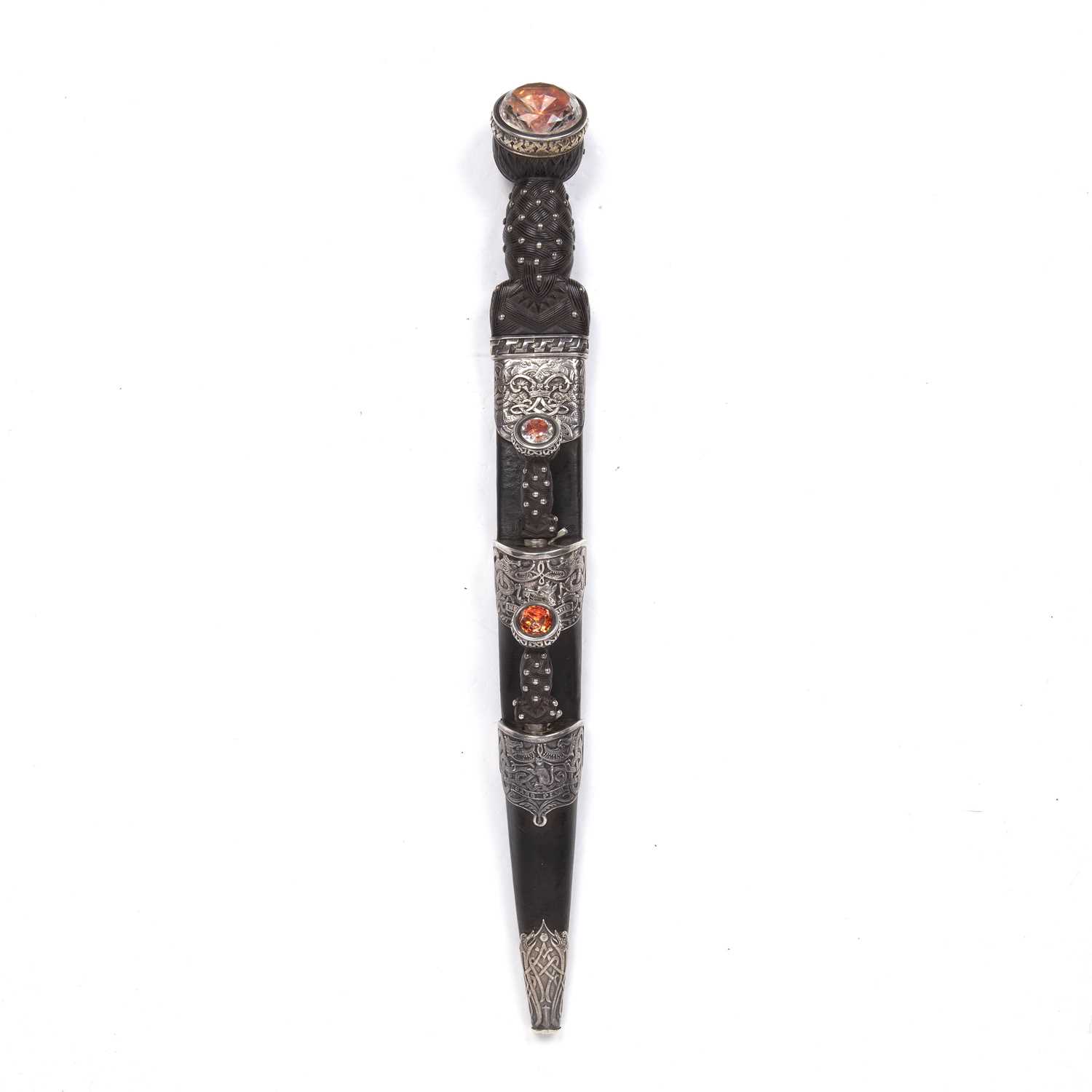 Lot 68 - A Late 19th century Scottish officers Dirk by...