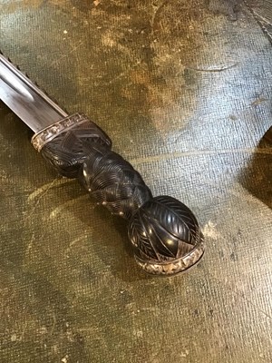 Lot 68 - A Late 19th century Scottish officers Dirk by...