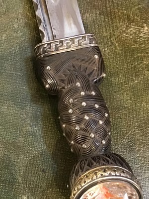 Lot 68 - A Late 19th century Scottish officers Dirk by...