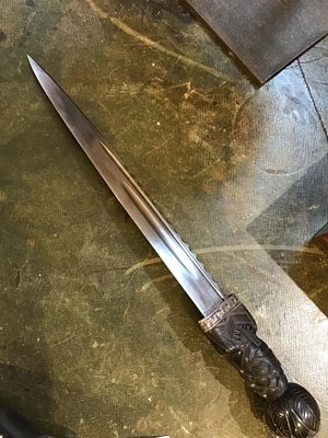 Lot 68 - A Late 19th century Scottish officers Dirk by...