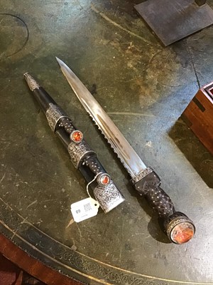 Lot 68 - A Late 19th century Scottish officers Dirk by...