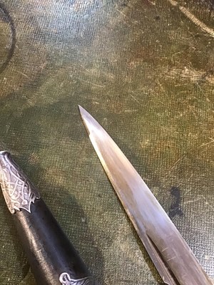 Lot 68 - A Late 19th century Scottish officers Dirk by...
