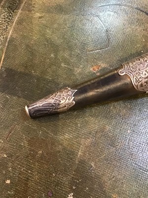 Lot 68 - A Late 19th century Scottish officers Dirk by...