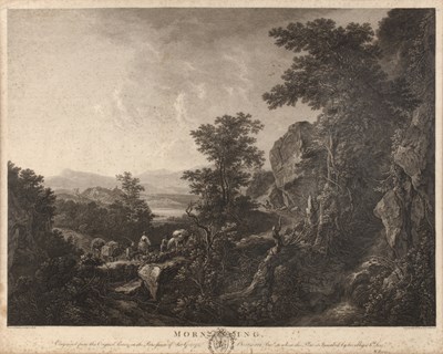Lot 136 - After Jan Both (Dutch, c.1618-1652) 'Evening',...