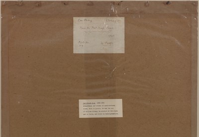 Lot 11 - Ian Strang (1886-1952) 'Harley Street', pencil...