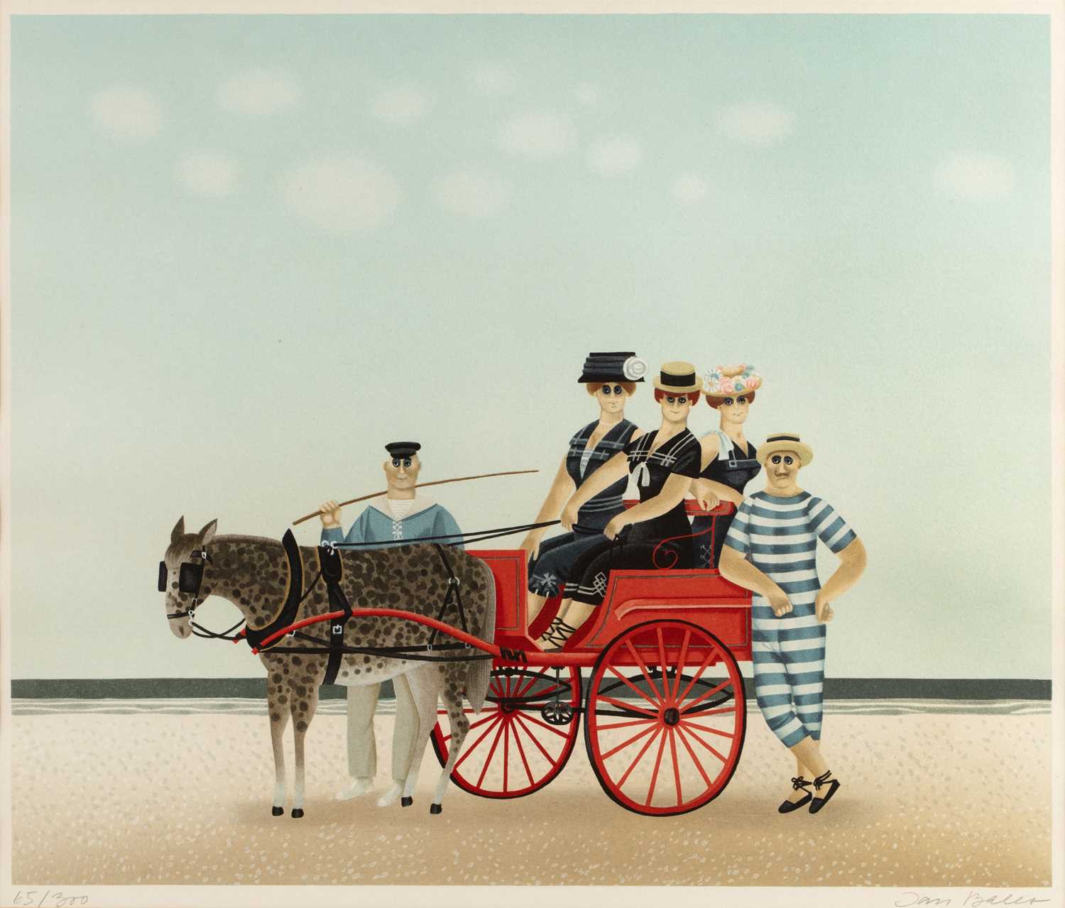 Lot 13 - Jan Balet (1913-2009) 'Three beach fleas',...