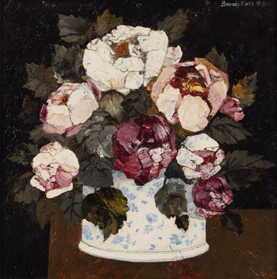 Lot 228 - Brenda King (1934-2011) Still life - a vase of...