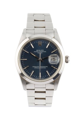 Lot A stainless steel 'Oyster Perpetual Date'...