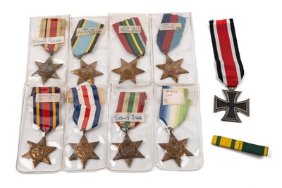 Lot 218 - A Collection of nine WWII campaign medals