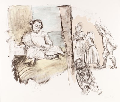 Lot 11 - Paula Rego (1935-2022) Girl Reading at Window,...