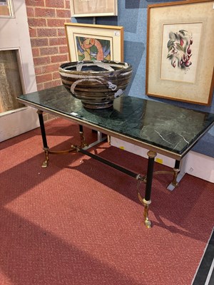 Lot 887 - Attributed to Maison Jansen Coffee table with...