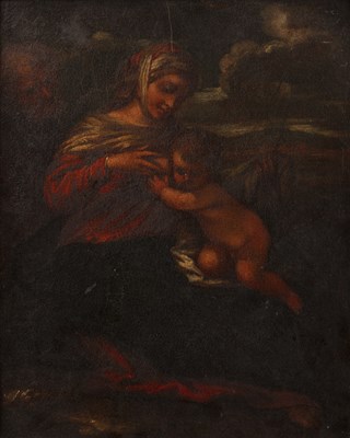 Lot 145 - Italian school (17th century) Madonna with...