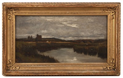 Lot 217 - Barbizon School (19th century) A river...