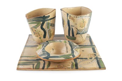 Lot 511 - Alison Britton (b.1948) Four-piece tea set...