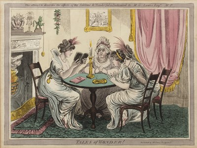 Lot 73 - James Gillray 'Tales of Wonder', etching with...