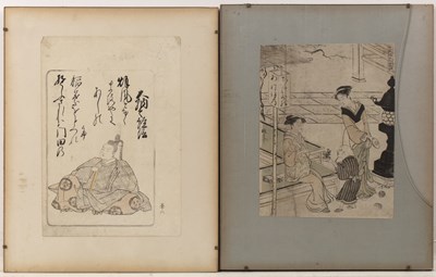 Lot 325 - Collection of Japanese woodblock prints...