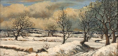 Lot 326 - George Bissill (1896-1973) 'Winter Landscape,...