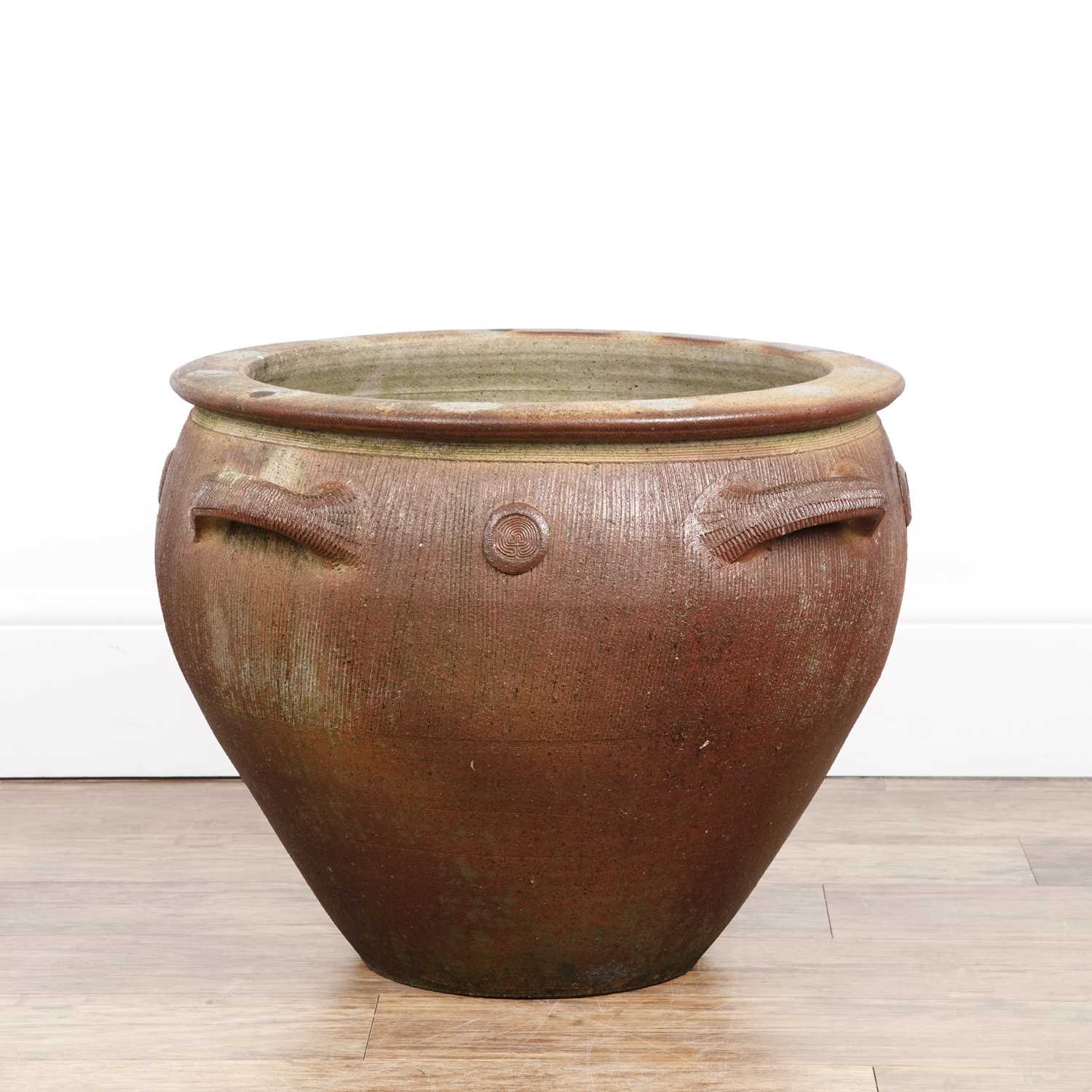 Lot 405 - Svend Bayer (b.1946) Large studio pottery...