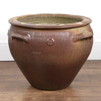 Lot 405 - Svend Bayer (b.1946) Large studio pottery...