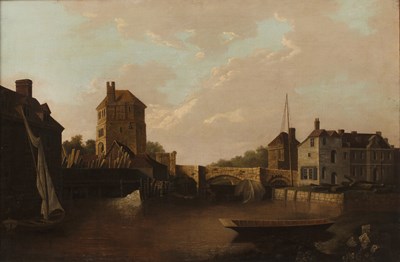 Lot 429 - Michael Angelo Rooker (1743-1801) Folly Bridge...