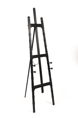 Lot 578 - A late 19th century ebonised easel by Howard &...