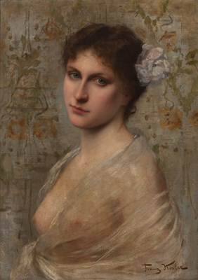 Lot 251 - Franz Xaver Kosler (1864-1905) Portrait of a...