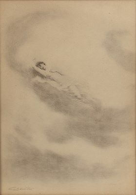 Lot 24 - Charles Prosper Sainton (1861-1914) Nude in...