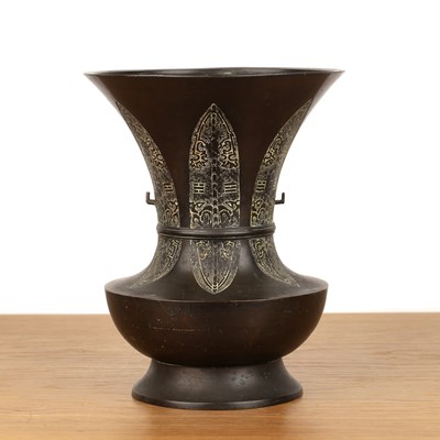 Lot 456 - Bronze archaic-style vase Chinese, 19th...