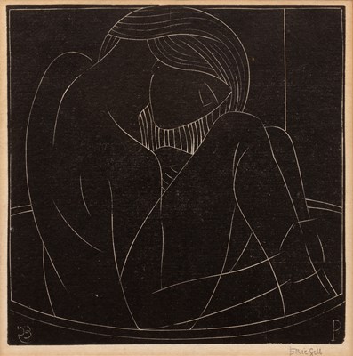 Lot 105 - Eric Gill (1882-1940) Girl in Bath, 1922...