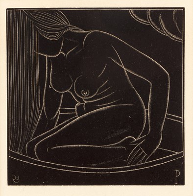 Lot 105 - Eric Gill (1882-1940) Girl in Bath, 1922...
