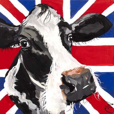 Lot 299 - Caroline Walker (20th century) Union Jack Cow,...