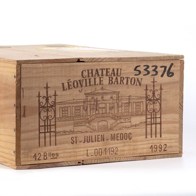 Lot 324 - An unopened case of 12 Chateau Leoville Barton,...