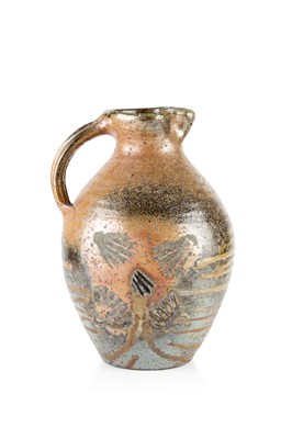 Lot 644 - Svend Bayer (b.1946) Large jug wood fired,...