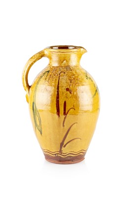 Lot 564 - Clive Bowen (b.1943) Large jug slipware glaze...