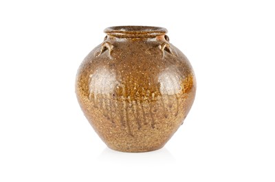 Lot 647 - Svend Bayer (b.1946) Pot with four lug handles...