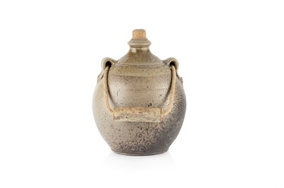 Lot 648 - Svend Bayer (b.1946) Flagon with rope handle...