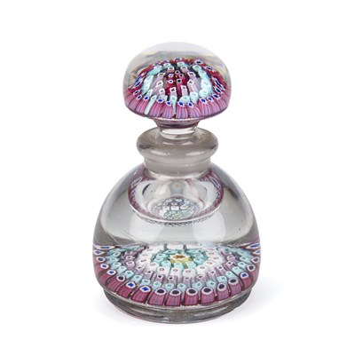 Lot 7 - A 19th century millefiori glass paperweight...