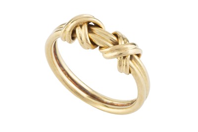 Lot 252 - An 18ct gold dress ring by Tiffany & Co.,...