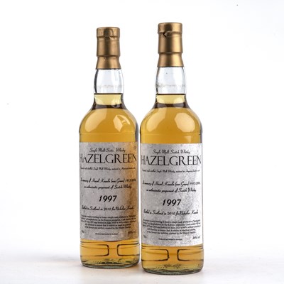 Lot 310 - Two 70cl bottles of whisky labeled Hazelgreen...