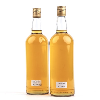 Lot 321 - Two 1 Litre bottles of Littlemill 1991 whisky 40%