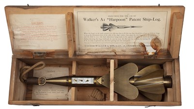Lot 53 - A Thomas Walkers A1 harpoon patent ship log...